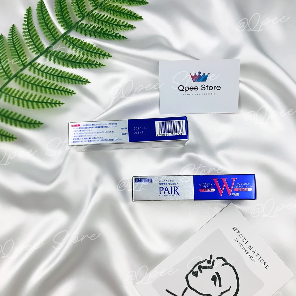 ✅[CHÍNH HÃNG] Kem ngừa mụn Pair Acne W Cream Nhật Bản 24g - QPEE STORE