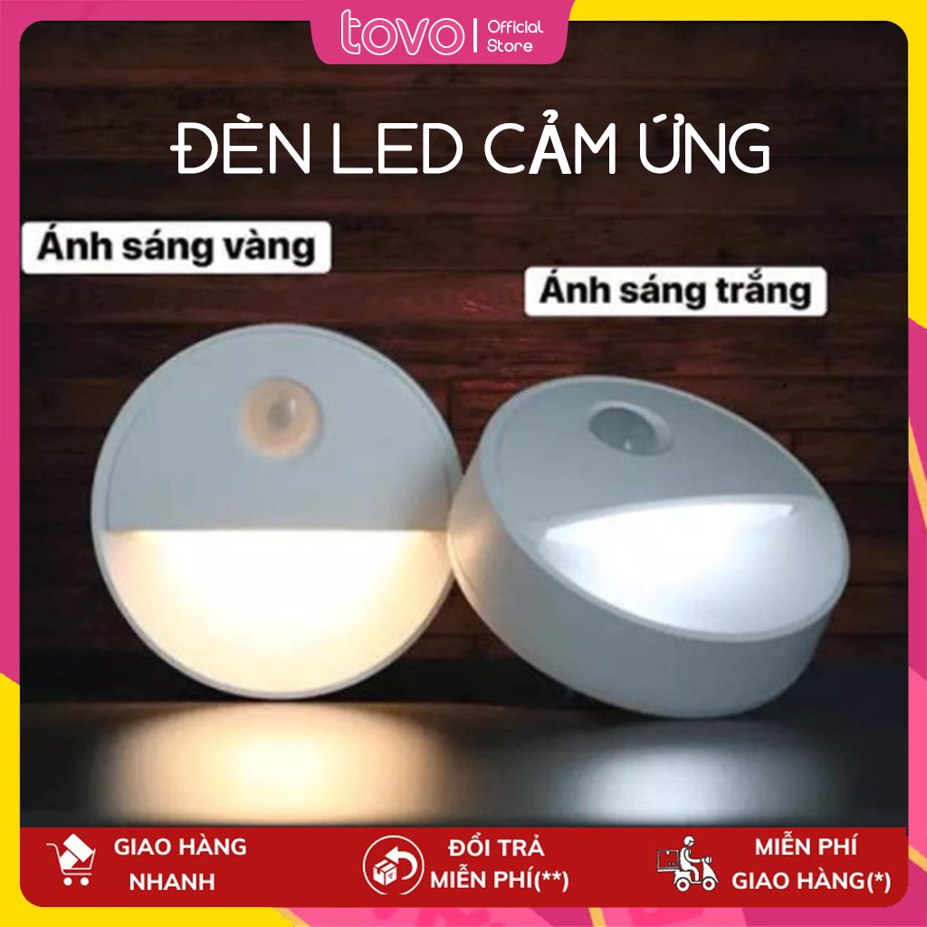 Đèn LED Cảm Ứng Sử Dụng Pin Tự Động Phát Sáng Khi Có Người Di Chuyển | WebRaoVat - webraovat.net.vn