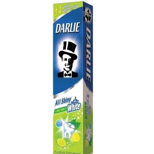 Kem Đánh Răng Darlie Chanh Bạc Hà Ông Tây Đen Thái Lan - 140gr (hộp 2 tuýp)