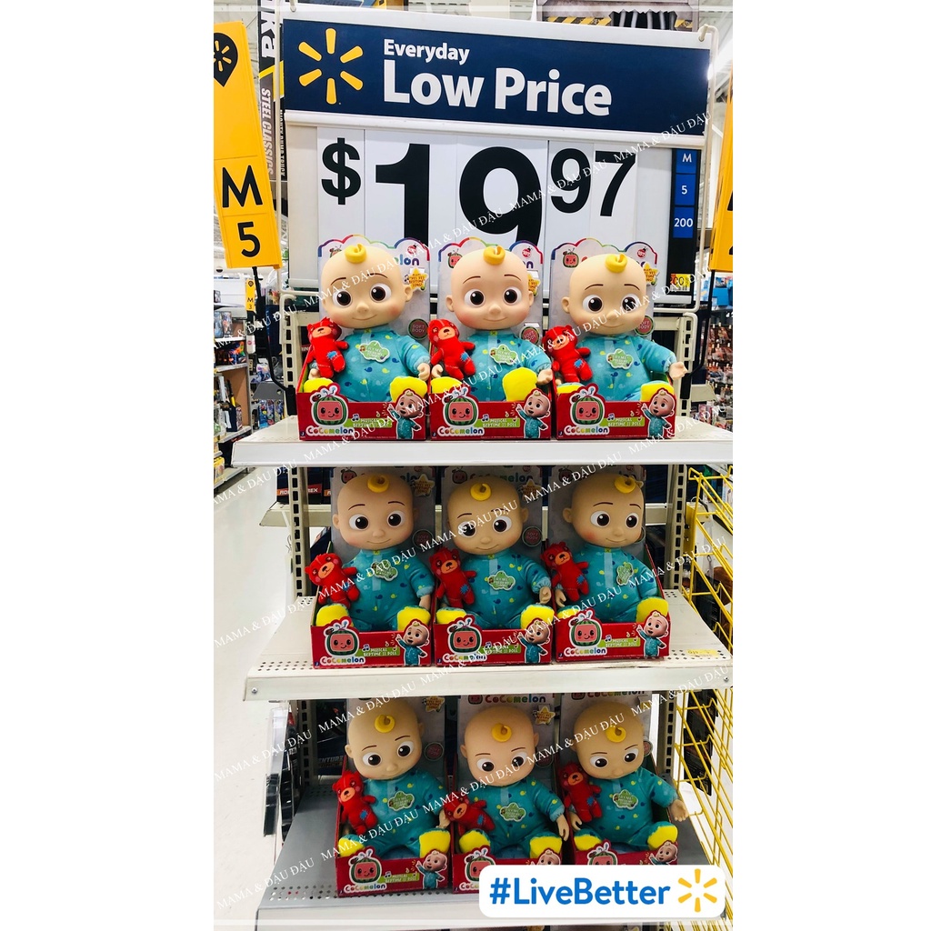 COCOMELON BÚP BÊ JJ CỰC DỄ THƯƠNG GIÚP BÉ VUI HỌC TIẾNG ANH -ĐỦ BILL COSTCO