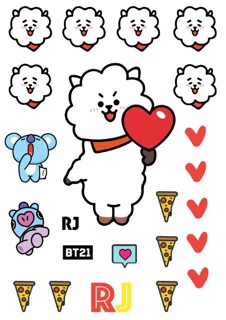 Sticker BT21 chỉ 5k