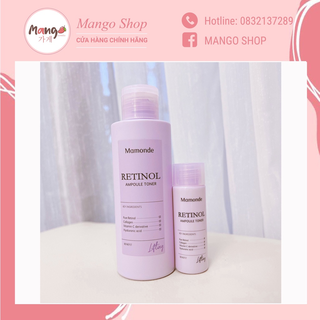 Toner Retinol Chống Lão Hóa Da Mamonde