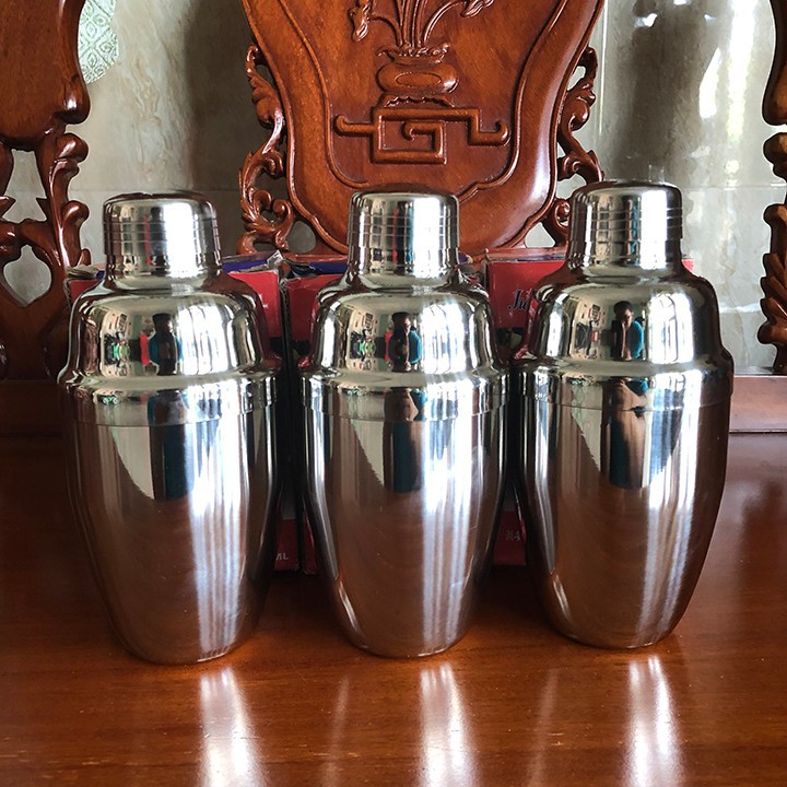 Bình shaker lắc cafe cocktail inox 530ml bình lắc inox