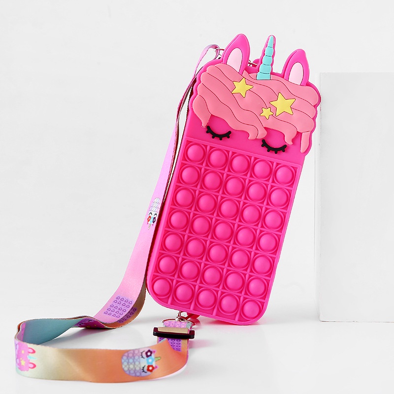 [22CM] Pop IT Túi Đeo Chéo Hình Kỳ Lân Với Phiên Bản MINI Giúp Giảm Căng Thẳng Cho Bé