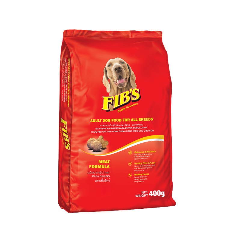 FREESHIP [400 gram] Thức ăn cho chó trưởng thành Ganador Fib's