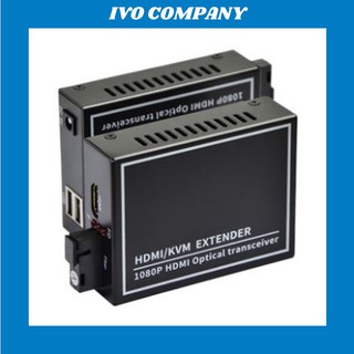 Cặp Converter Quang HDMI và USB 1080P
