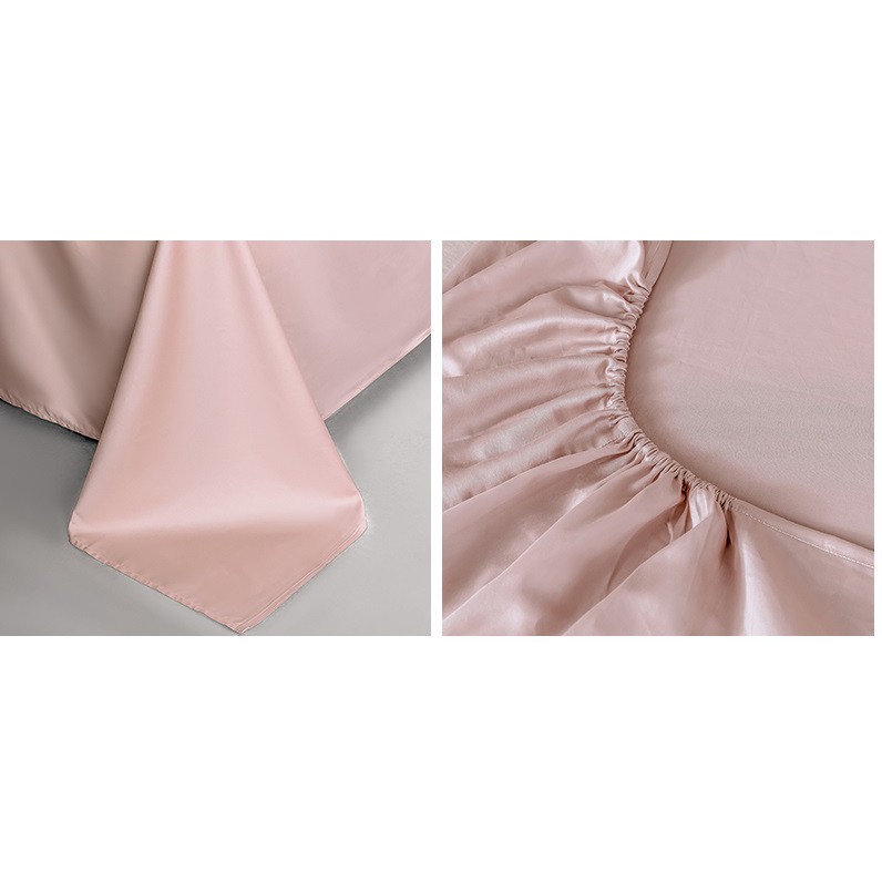 [RẺ VÔ ĐỊCH] Bộ Drap Cotton 60s - Ga Gối Cotton Lụa Satin Cao Cấp Sakura JP Bedding Decor