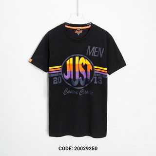 Áo thun nam Just Men cổ tròn graphic cá tính
