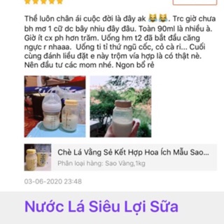 Combo 2kg CHÈ VẰNG kết hợp HOA ÍCH MẪU Tặng Vòng dâu