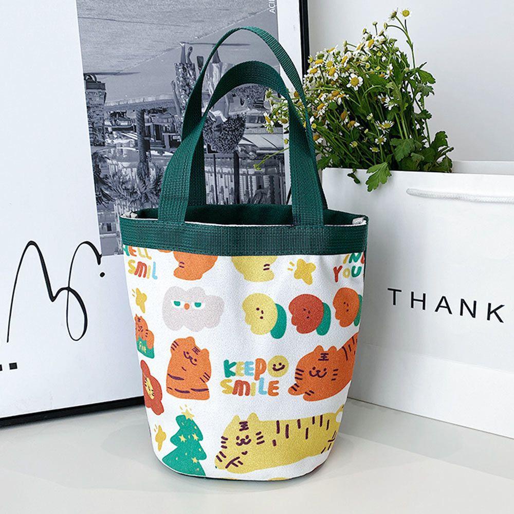 Túi Xách Canvas Họa Tiết Hoạt Hình Dễ Thương