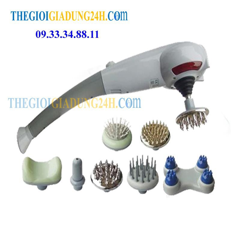 Máy mát xa lưng vai cổ cầm tay 7 đầu hồng ngoại KING MASSAGER