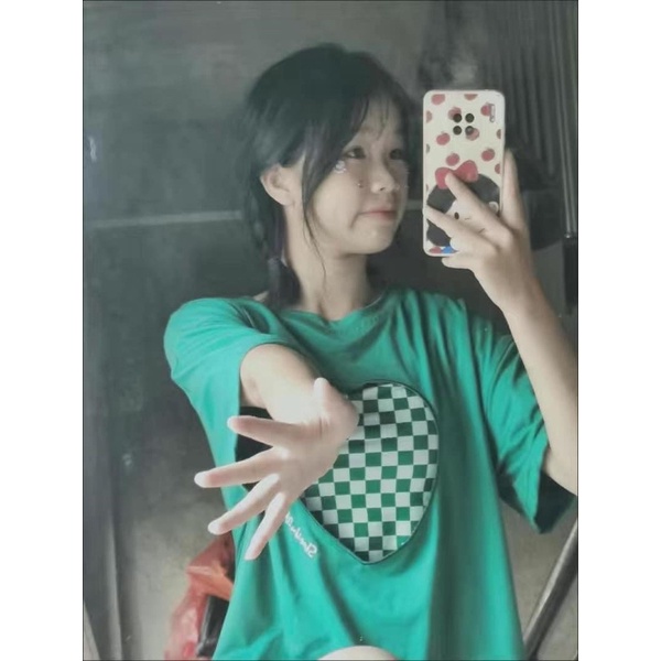 Phông new 2022 cắt trái tym phối 2s kẻ