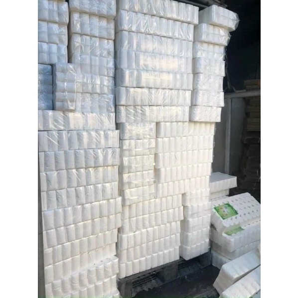 Giấy vệ sinh 1 bịch 50 cuộn không lõi siêu tiết kiệm