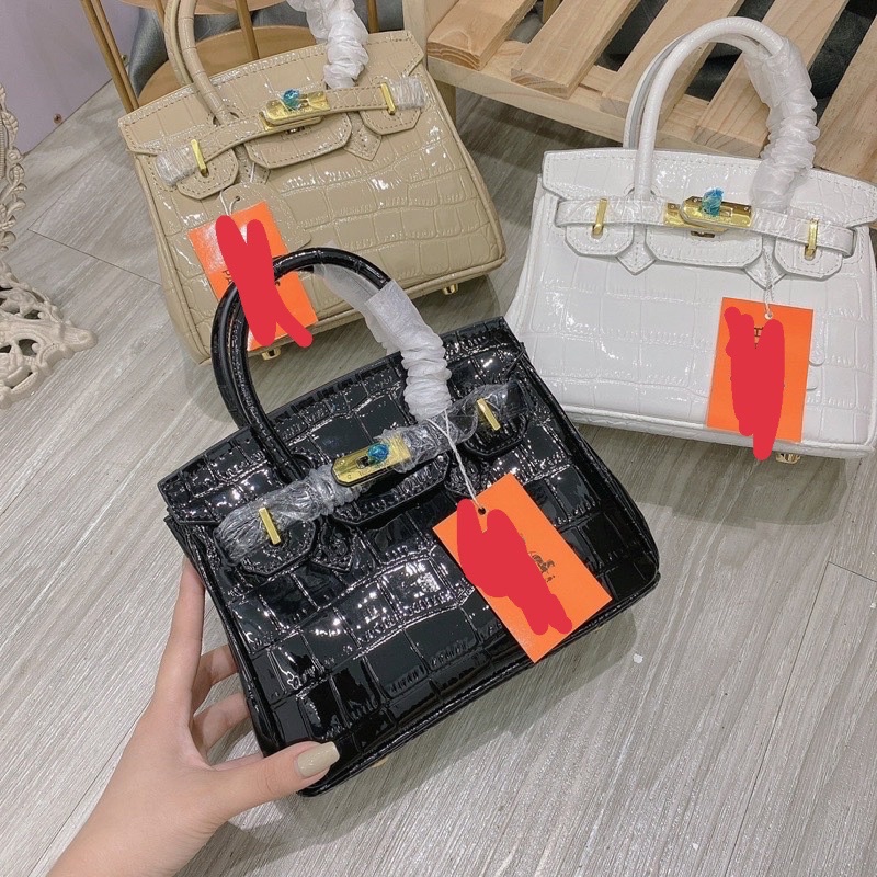 Túi Hm 2 Quai Nữ Công Sở Sang Chảnh - Tặng Kèm Khăn Lụa
