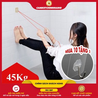 Móc dán tường 1k 💥mua 10 tặng 1💥móc dán chịu lực, siêu dính
