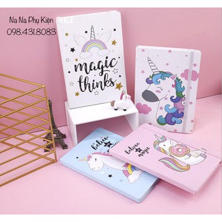 Sổ Tay Bìa Cứng A5 In Hình Unicorn ( ruột kẻ ngang)