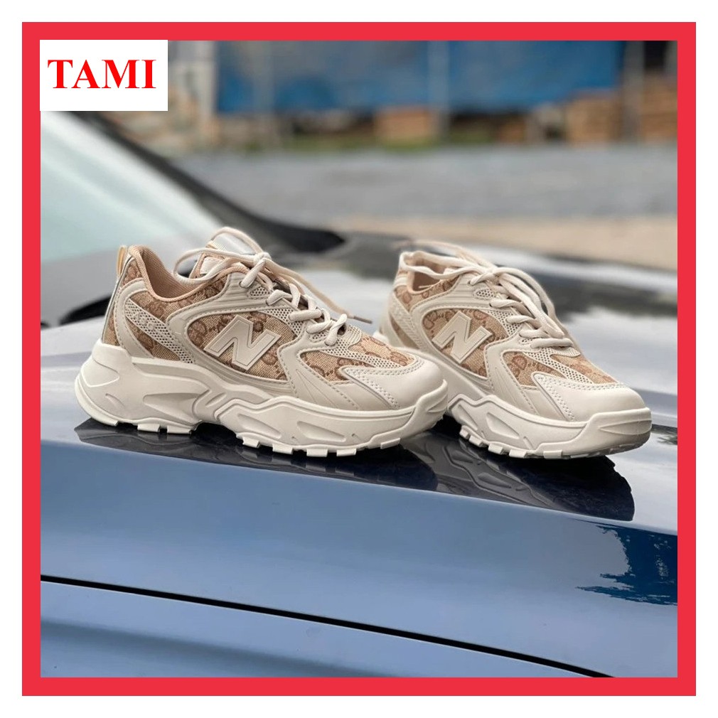 (FREESHIP)Giày thể thao nữ tăng chiều cao kết hợp thoáng khí phong cách sneaker hàn quốc TAMI-AD0055