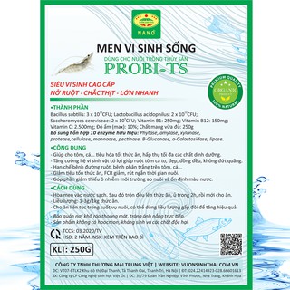 Vi sinh đường ruột cho Tôm