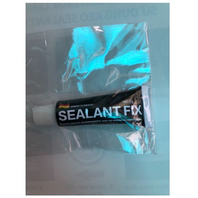 Bộ keo dán kim loại inox Sealant fix 12G và 2miếng keo 3M Nanichino