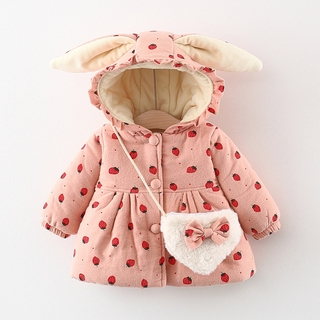 Áo khoác Cotton lót nhung ấm áp thời trang mùa đông cho nữ