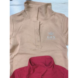 áo thun ôm body có cổ in logo