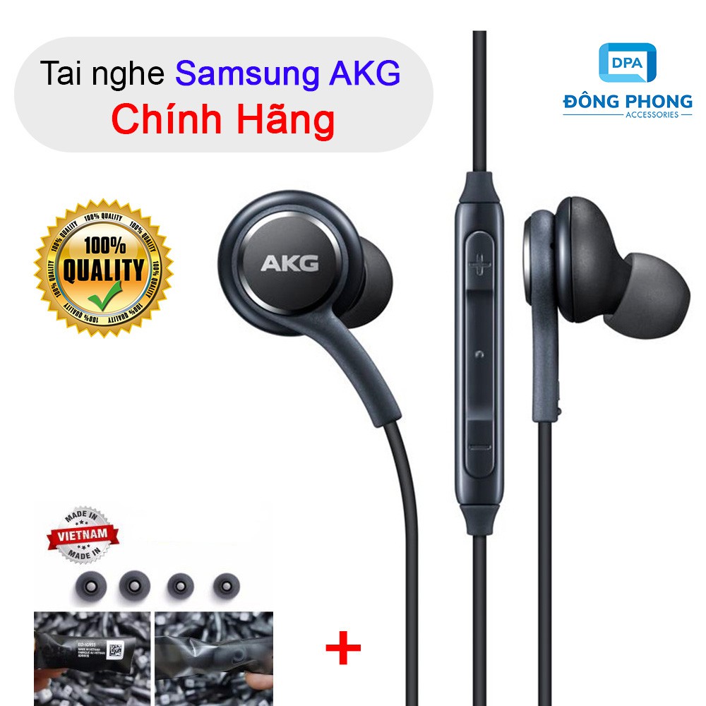 Tai Nghe AKG S8 , S8 Plus , S9 , S9 Plus , Note 8, Note 9 Chính Hãng Âm Thanh Cực Hay Tặng Kèm Tip