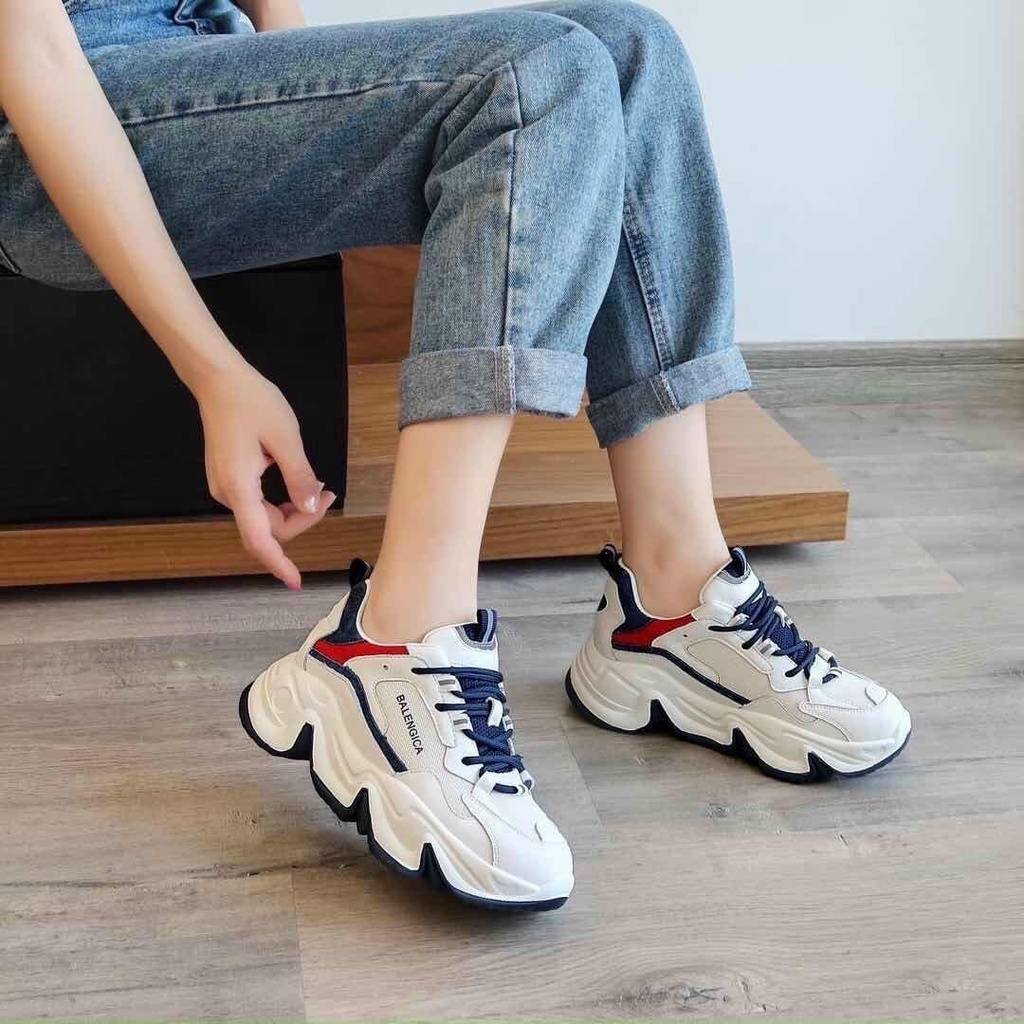 Giày thể thao nữ nâng đế 7cm tôn dáng, hàng quảng châu đi siêu êm