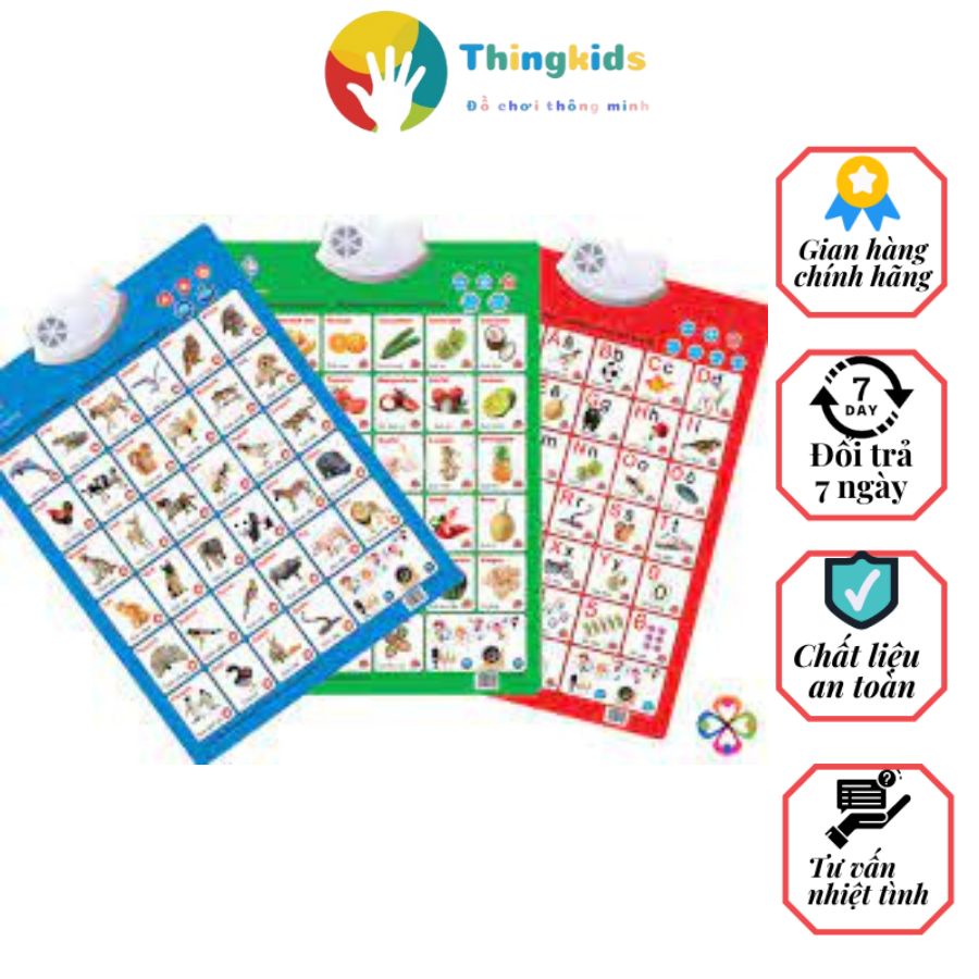Bảng Chữ Cái Điện Tử Dán Tường Cho Bé - Thingkids