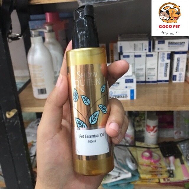 [Mã PET50 giảm 10% - tối đa 50K đơn 250K] Tinh Dầu Dưỡng Lông, Mượt Lông Cho Chó Mèo Pet Essential Oil Show Queen 100ml