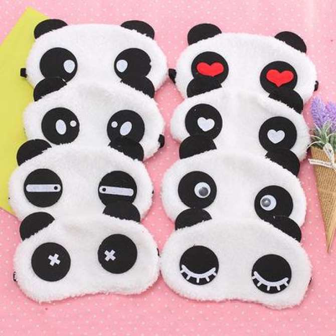  [GIÁ SỐC] Bịt Mắt Che Mắt Ngủ Hình Panda Dễ Thương (Mẫu ngẫu nhiên)  Qvăn