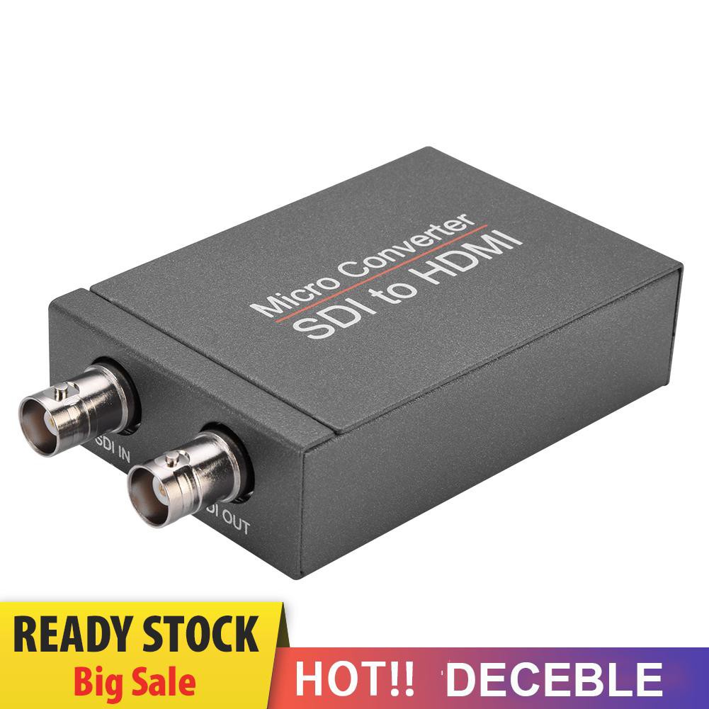 Deceble HD 3G SDI to HDMI-compatible Converter BNC to HDMI-compatible Adapter Audio Auto Format Detection