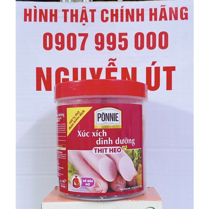 xúc xích heo ponnie hủ 50 cây x 19g