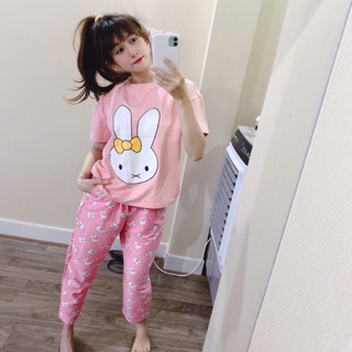 Set thú áo thun + quần thô