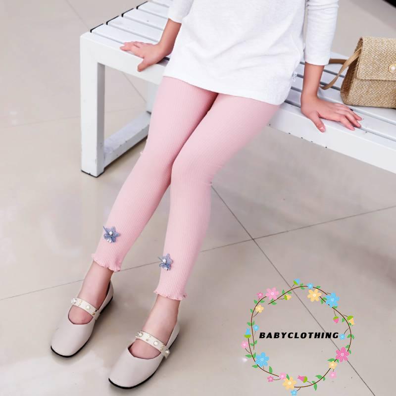 Quần Legging In Hình Thỏ Và Ngôi Sao Đáng Yêu Cho Bé Gái