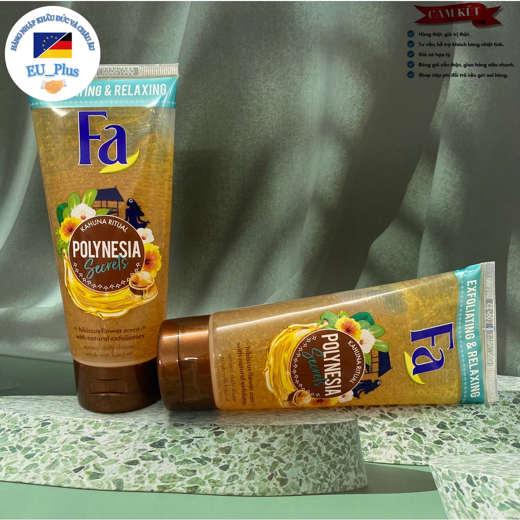 Sữa Tắm FA Tẩy Da Chết Polynesia 200 ML  Đức