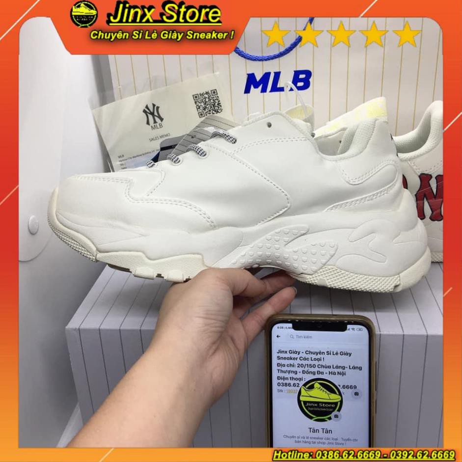 [ FREE SHIP ] Giày thể thao sneaker trắng M L B BOSTON full size, full bill box hàng 1:1 | BigBuy360 - bigbuy360.vn