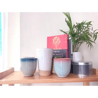 Cốc gốm uống trà phong cách Nhật Bẩn