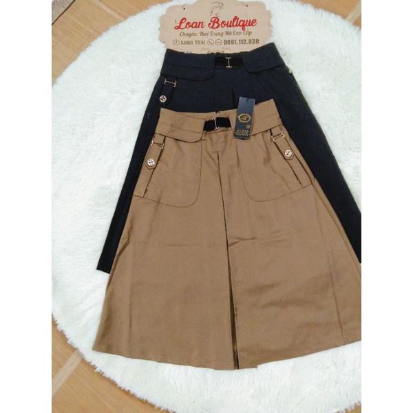 Chân váy công sở chất kaki đẹp_Chân váy chữ A,chân váy xòe dài công sở | BigBuy360 - bigbuy360.vn