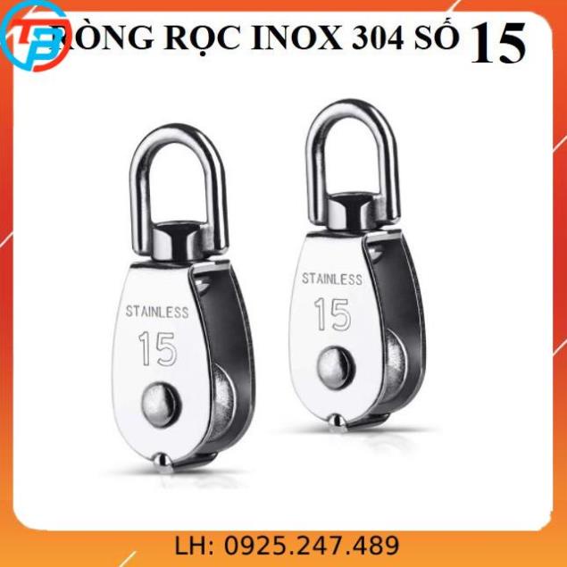 Ròng rọc INOX 304 số 15 CÁP THÉP Thái Bình VinàN