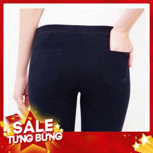 Quần Legging 4 Túi Chất vải cotton co giãn tôn dáng dễ phối đồ đi làm đi chơi