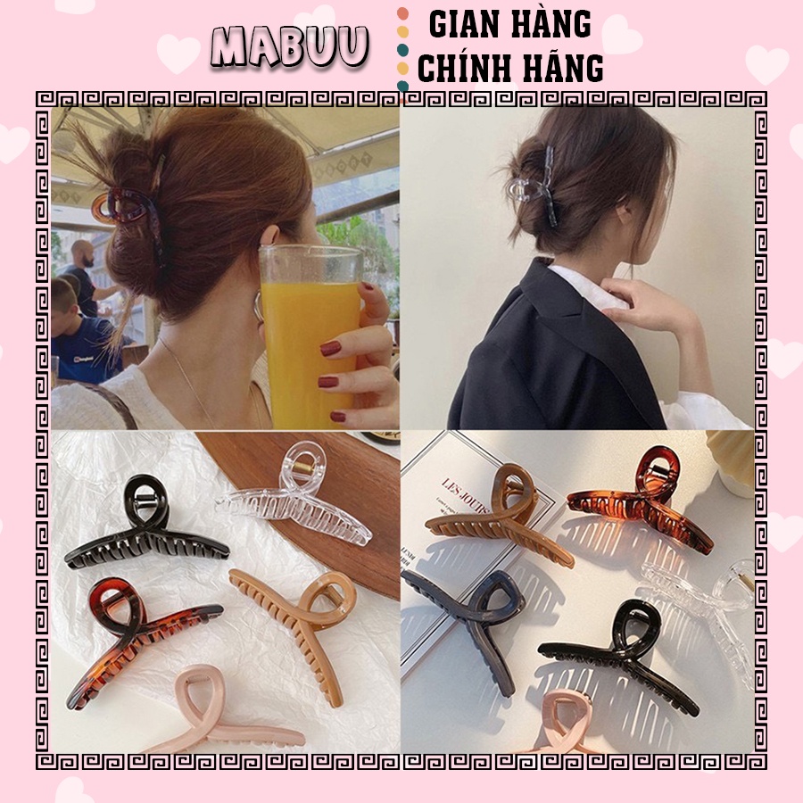 [Mã 153FASHIONSALE1 giảm 10K đơn 50K]Kẹp Chéo Mẫu Mới Cho Nữ Mabuu Store