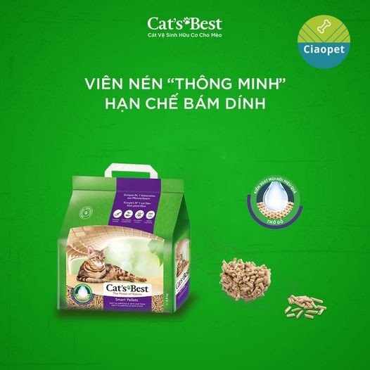 [5L] Cát vệ sinh cho mèo - Cat’s Best Smart Pellets