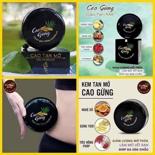 Cao Gừng Tan Mỡ Thiên Nhiên