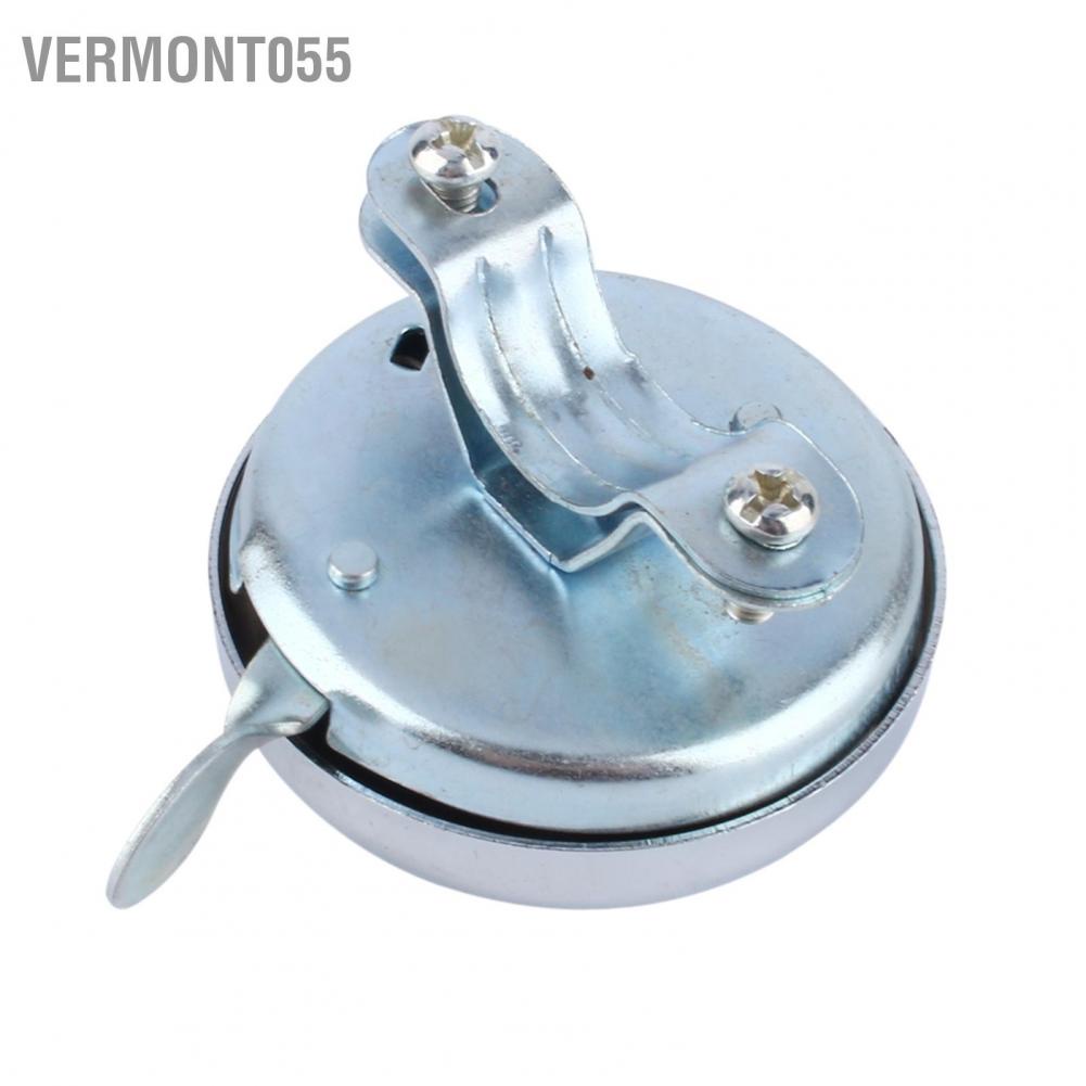 Vermont055 Retro Metal Ring Bike Bicycle Cycling Handlebar Loud Horn Bell Sound Alarm Silve