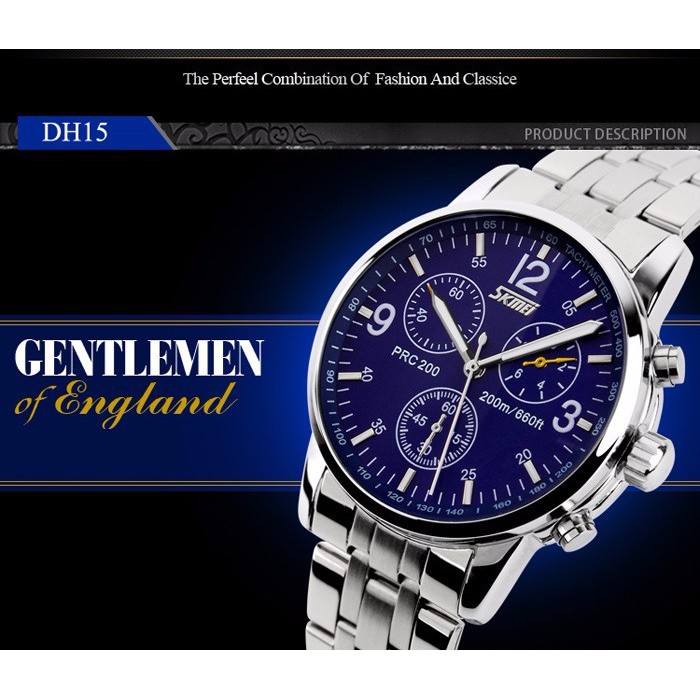 Đồng hồ nam SKMEI dây kim loại