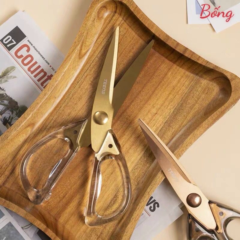 Kéo đa năng chất liệu thép 3CR13 chống gỉ chống mài mòn chống bám bẩm siêu bền cứng cáp chắc chắn