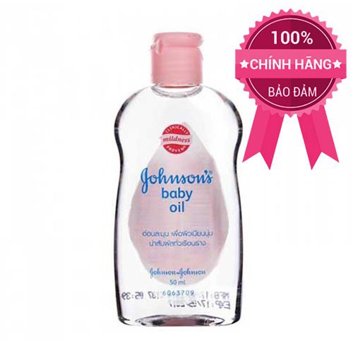 Dầu Massage và dưỡng ẩm Johnsons baby oil, ( chai 50ml/200ml )