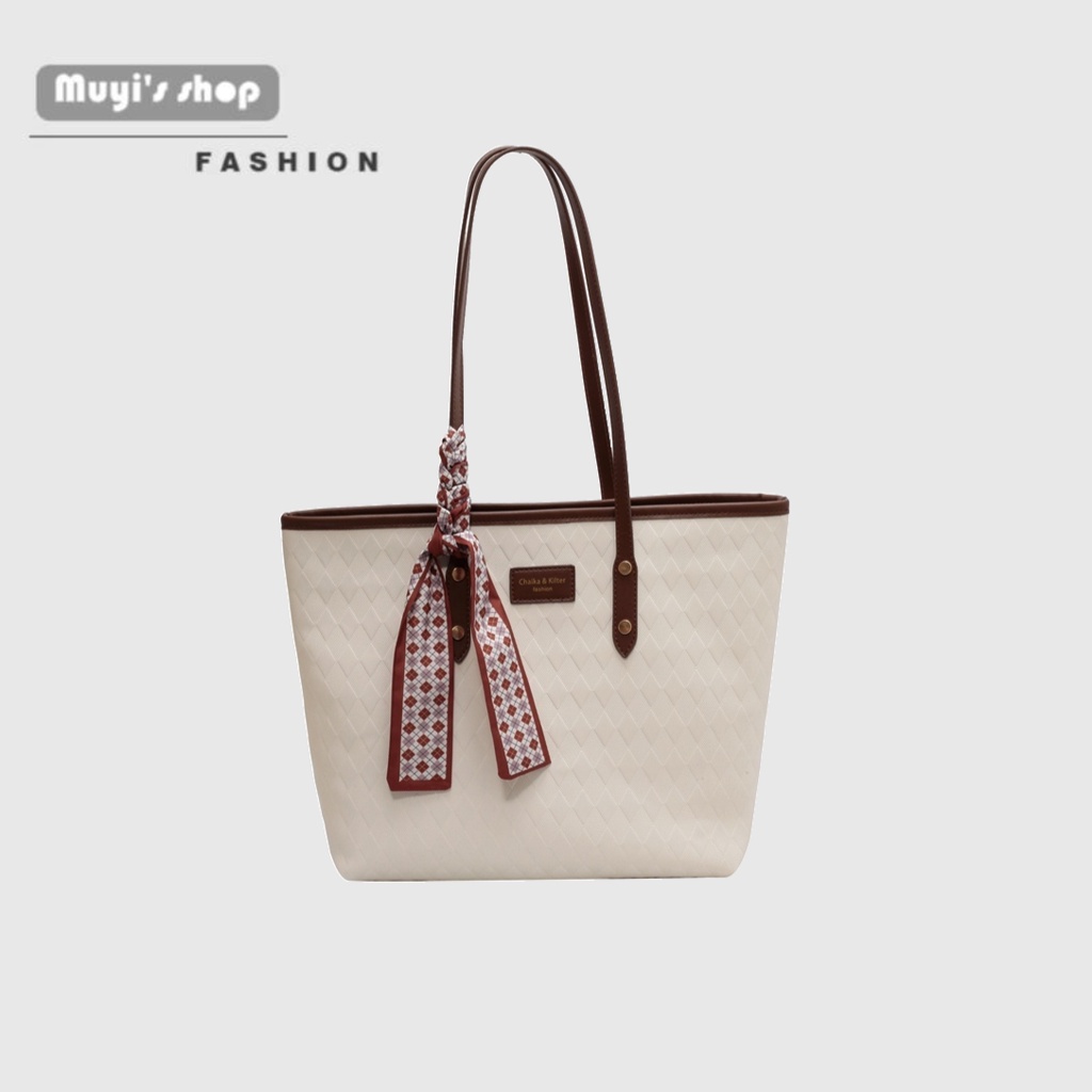 Túi tote Đeo Vai Cỡ Lớn Kiểu retro Cá Tính