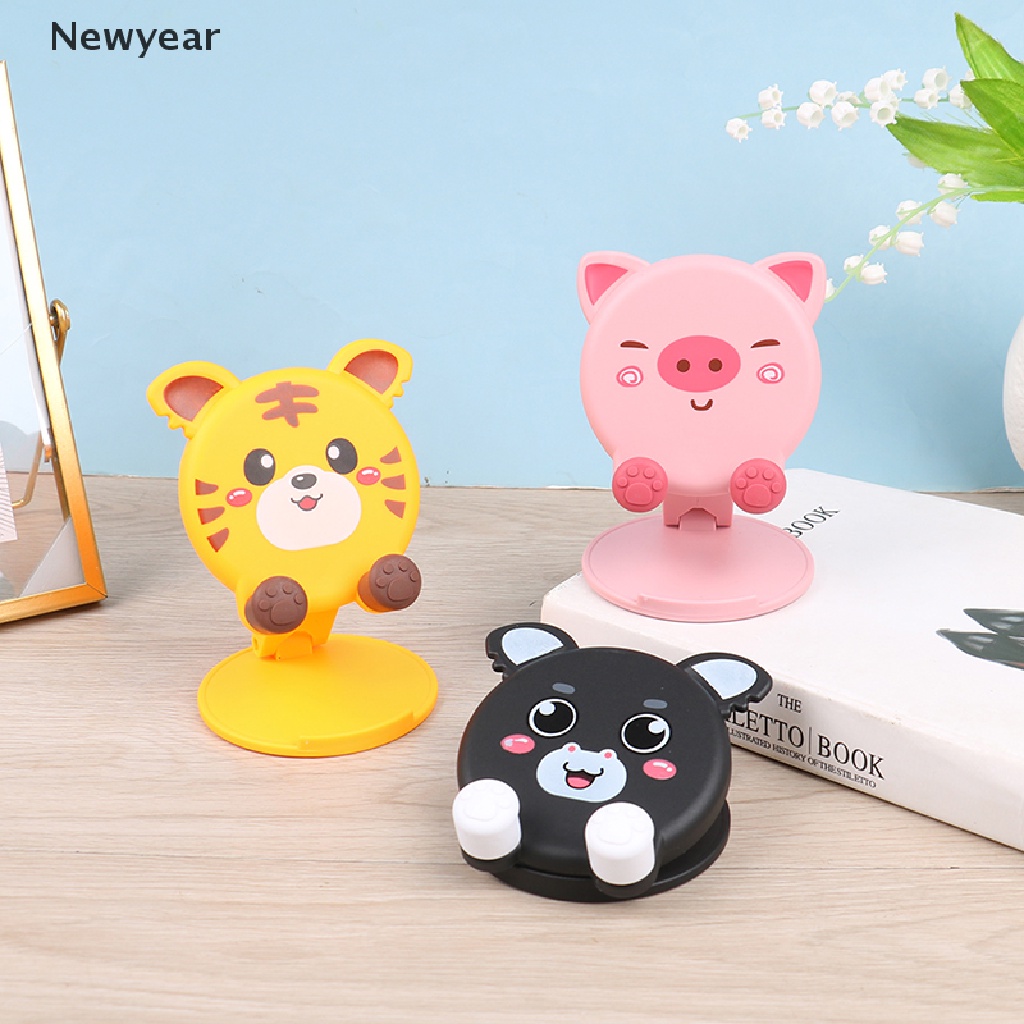 Giá Đỡ Điện Thoại Để Bàn Hình Heo / Hổ / Heo Có Thể Điều Chỉnh