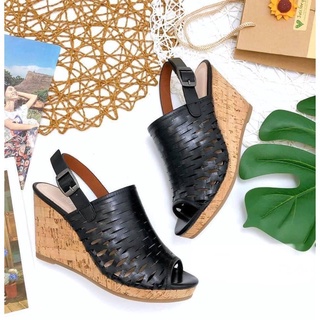 Sandal Nữ Đế Xuồng Da Thật VNXK